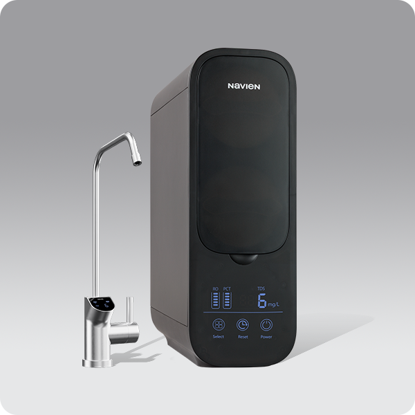 Navien WUR500 tankless under sink reverse osmosis system with dedicated smart faucet