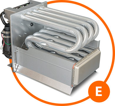 NDF primary and secondary heat exchangers
