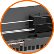 high-efficiency ECM variable speed blower motor for hydronic furnace