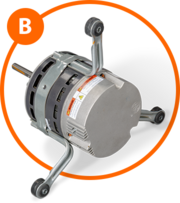 NDF variable speed ECM Blower