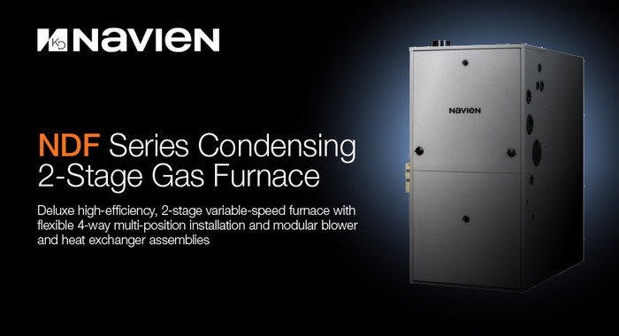Navien NDF Series Condensing 2-Stage Gas Furnace product image