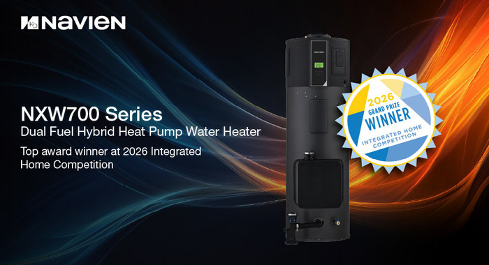 2026 FacilitiesNet Vision Award winning Navien NWP500 and NFB700-C units